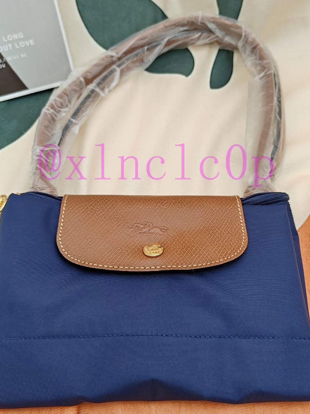 longchamp Le Pliage Original L Tote bag blue